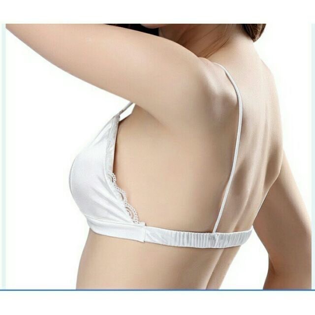 áo Bra phi lụa bóng viền ren điệu đà sexy 265
