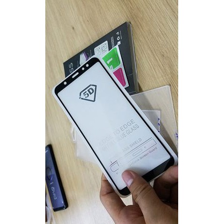 Kính Cường Lực Xiaomi Redmi Note 5a prime full màn hình tặng kèm khăn lau.