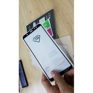 Kính cường lực full màn 5d cho samsung a8 plus 2018