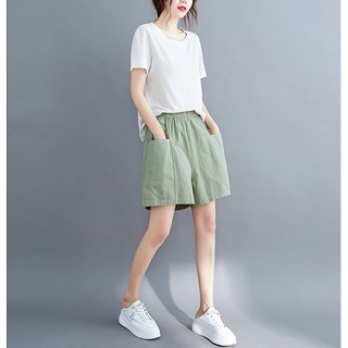 Quần sooc, short nữ chất đũi QS09(40-68KG)