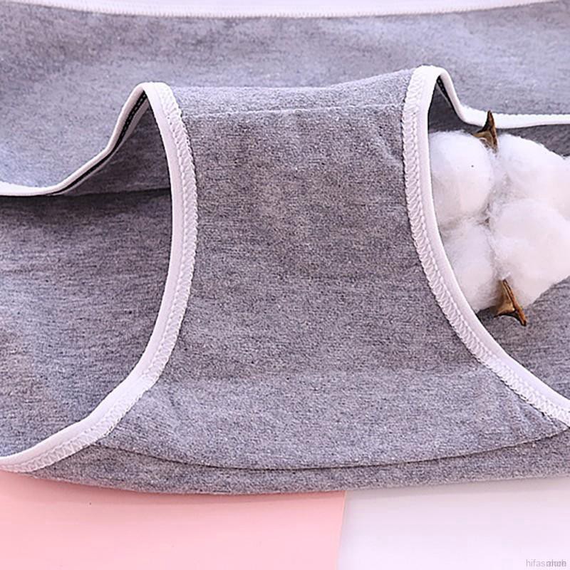 Quần Lót Cotton Lưng Vừa Hoạ Tiết In Cho Nữ