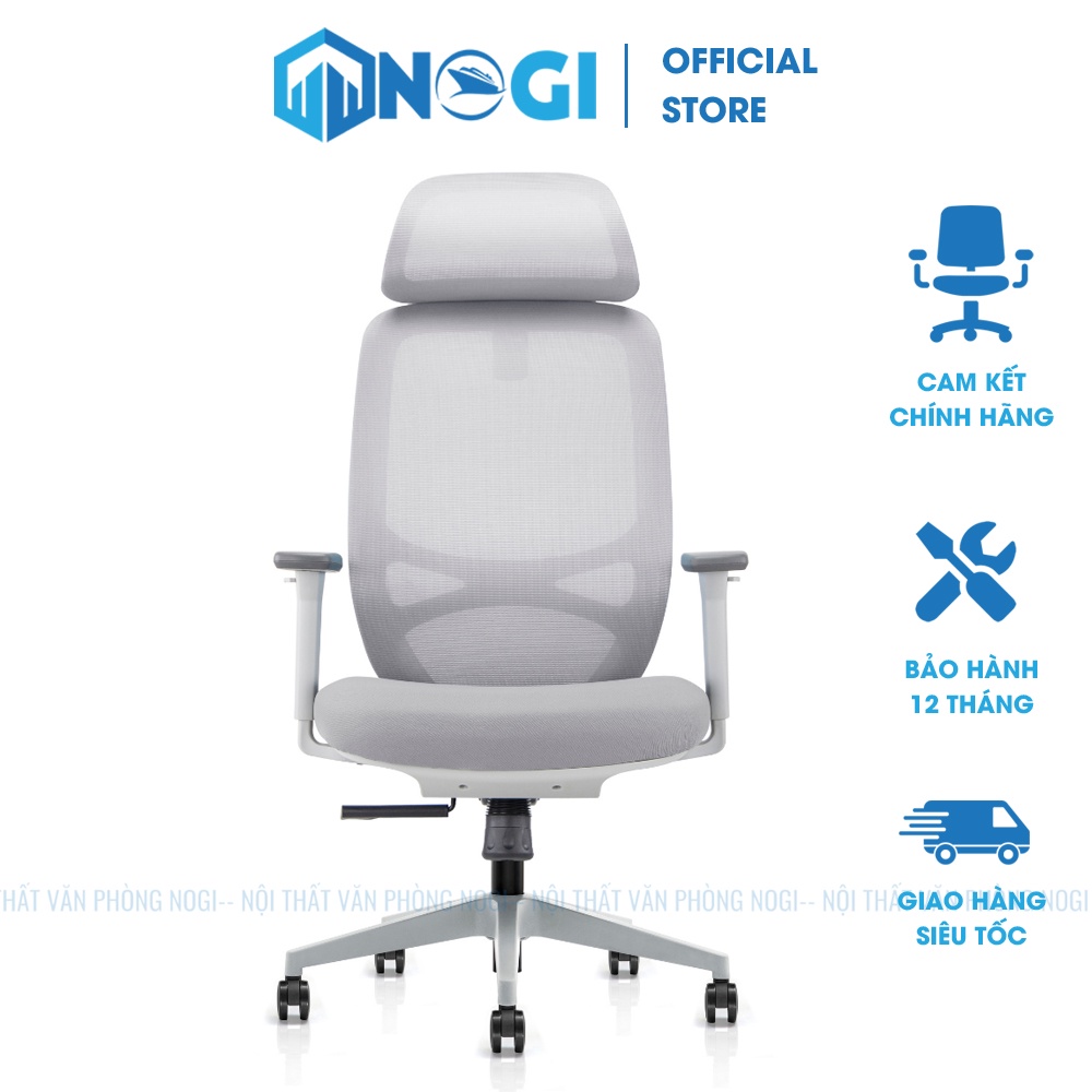Ghế công thái học NOGI ERGONOMIC SONIC GD46 , Ghế văn phòng , gaming thiết kế ưu việt chất liệu cao cấp, hàng chính hãng