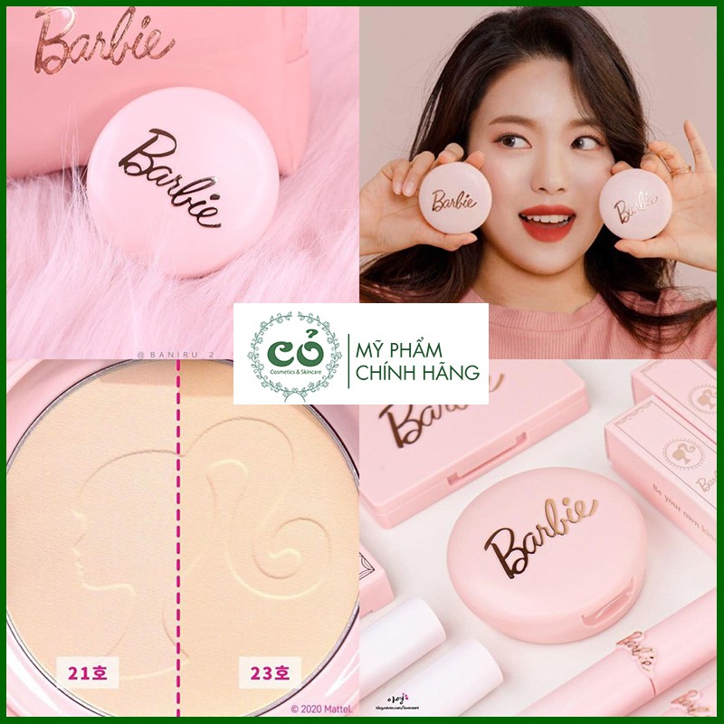 Phấn Phủ Dạng Nén Siêu Min Eglips x Barbie Blur Powder Pact 9g | BigBuy360 - bigbuy360.vn