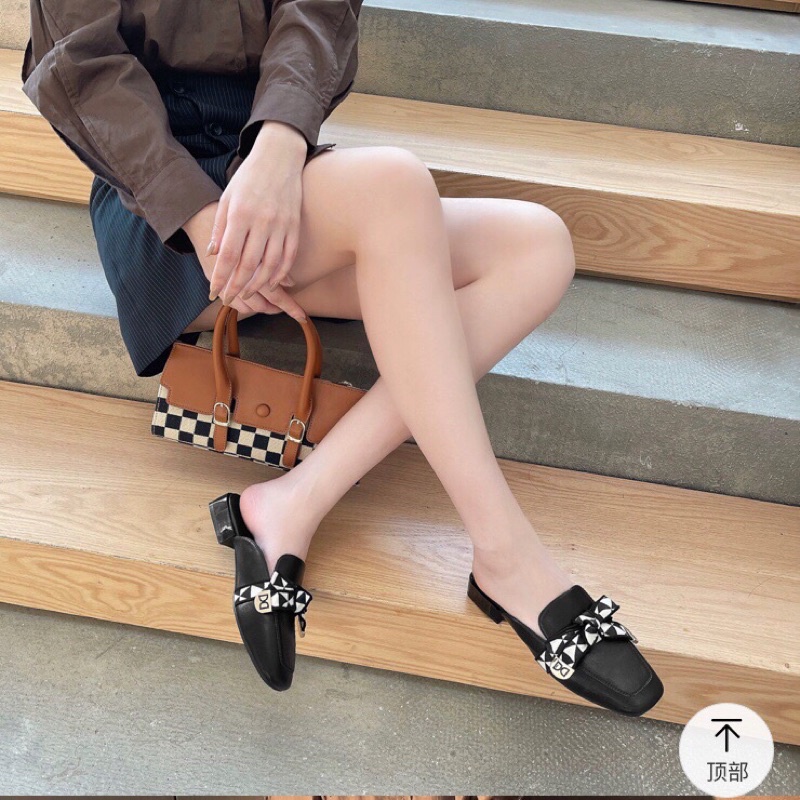 Sục nữ mũi vuông thắt nơ D D tam giác về SLL xả kho 40k