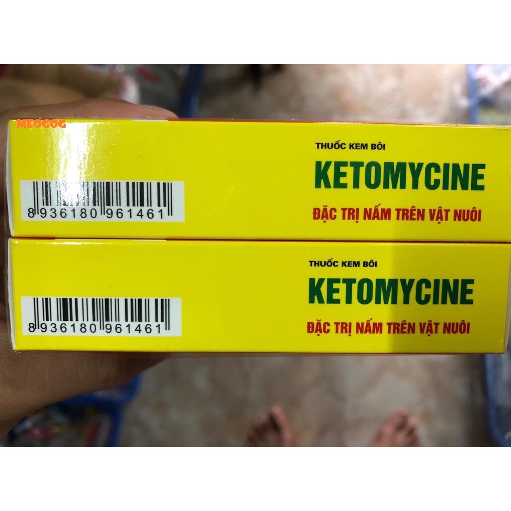 Kem Bôi dùng cho các trường hợp Nấm Trên Gia Súc Và Gia Cầm Ketomycine Tuýp 25g