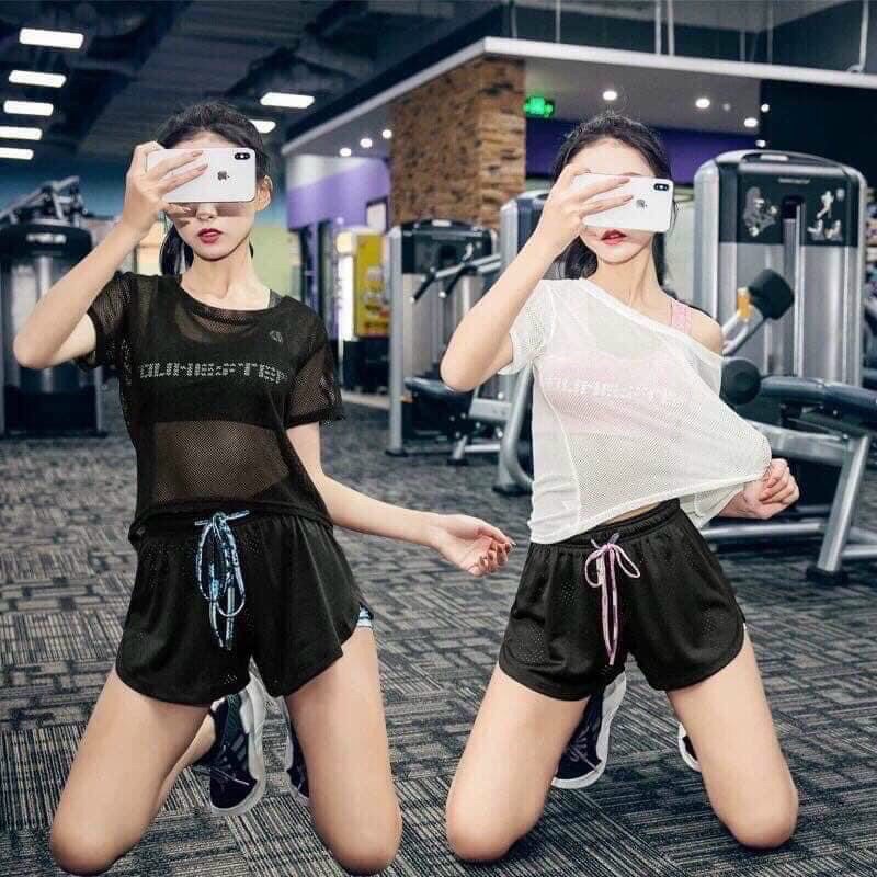 Áo Lưới - Đồ Tập Yoga , Gym , Zumba
