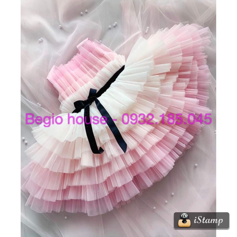 đầm tầng công chúa cho bé gái