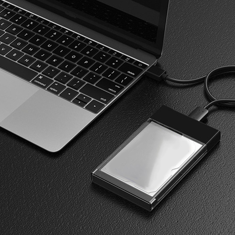 Hộp Đựng Ổ Cứng Ngoài USB3 0 HDD 5Gbps 2 5 inch Trong Suốt