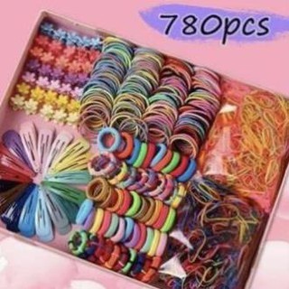 Hộp kẹp tóc 780 món - chi tiết cho bé.