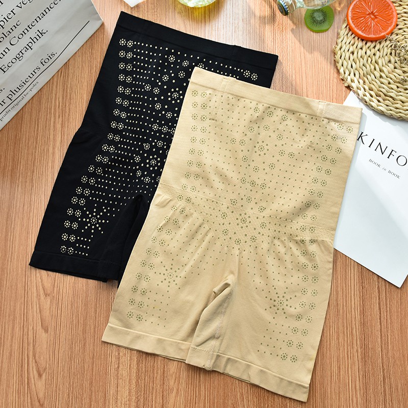 Liệu pháp từ tính graphene body shaper bụng quần cạp cao quần lót nâng mông quần lót liền mạch quần lót định hình cơ thể của phụ nữ