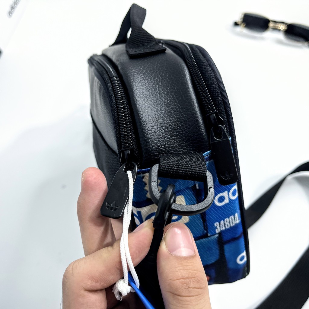 TÚI ĐEO CHÉO ADIDAS CHẤT VẢI POLYESTE CAO CẤP, TÚI THỜI TRANG MÃ AD4A22 MÀU XANH