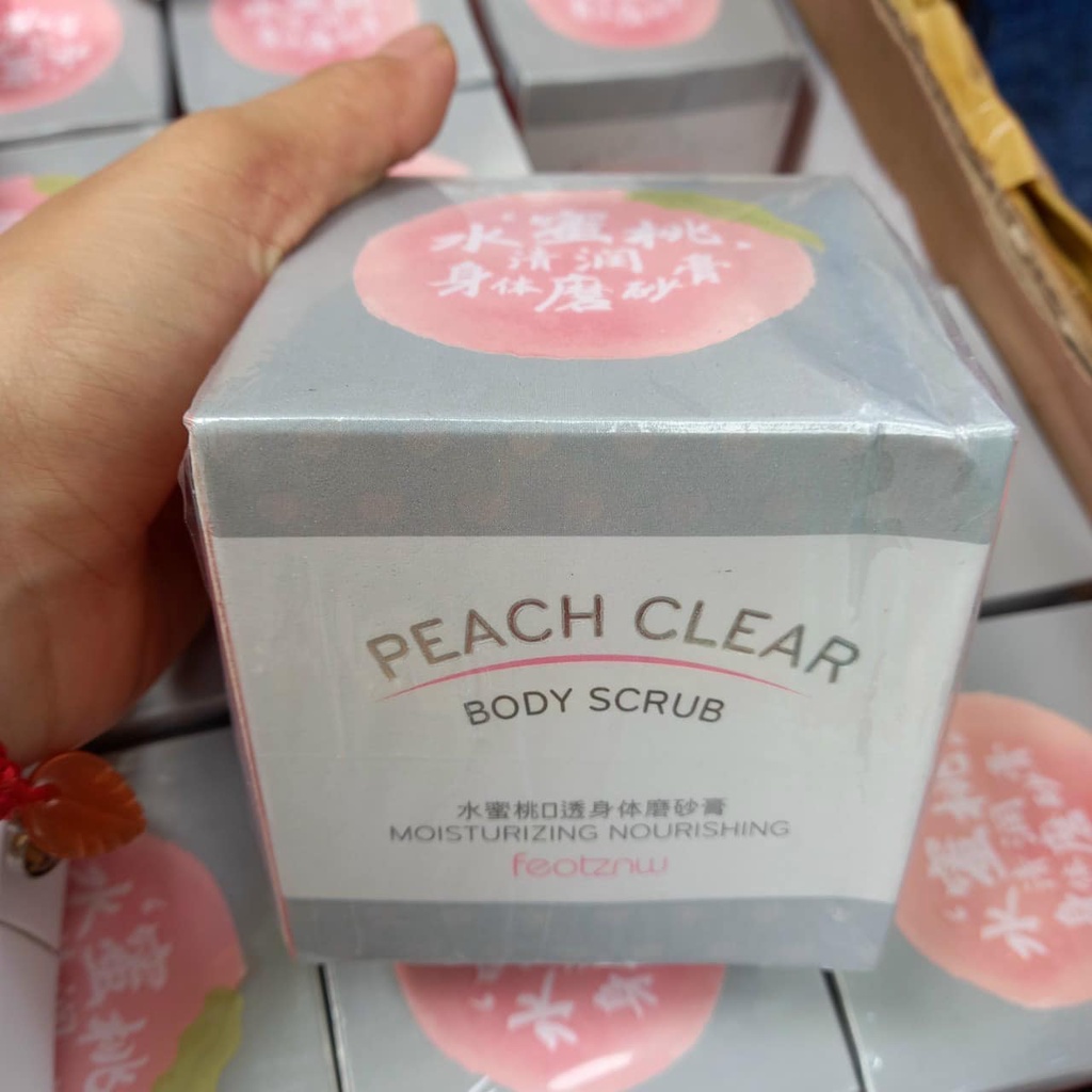 Kem Tẩy Tế Bào Chết Từ Trái Đào Body Peach Feotznw Peach Clear Body Scrub