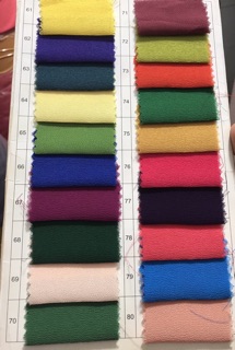 Vải Chiffon dày