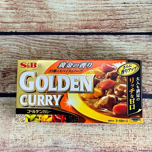 Viên nấu cà ri Nhật Bản Golden Curry S&amp;B 2 cấp độ - 198G