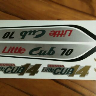Bộ tem little cub 70