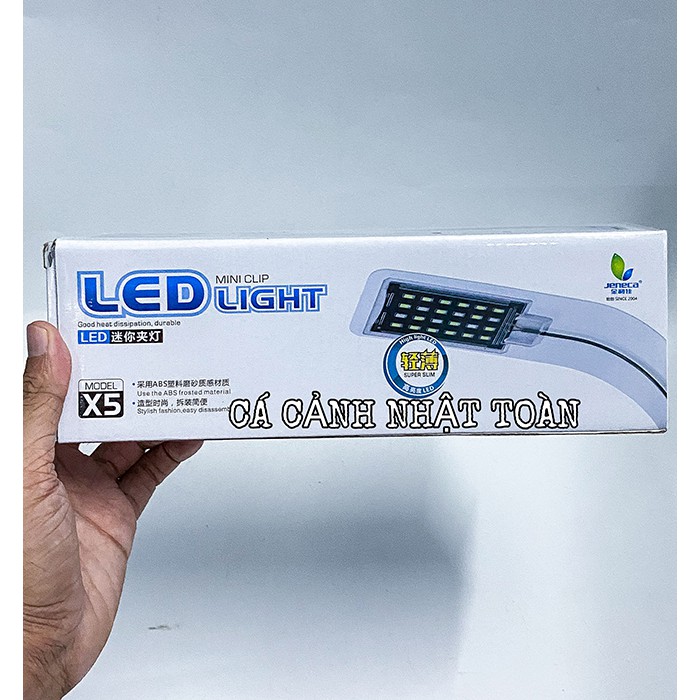 ĐÈN LED KẸP 1 BÊN HỒ CÁ JENECA X5