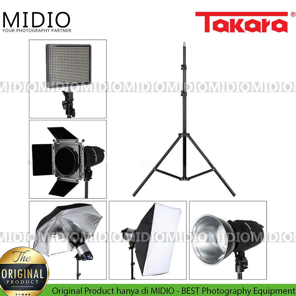 Giá Đỡ Đèn Flash Takara Spirit 0 Tripod 195cm Kèm Túi Đựng Tiện Dụng Cho Studio