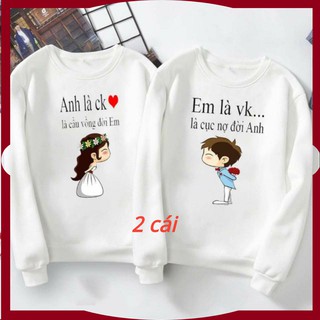 Áo đôi thu đông vk ck cưới