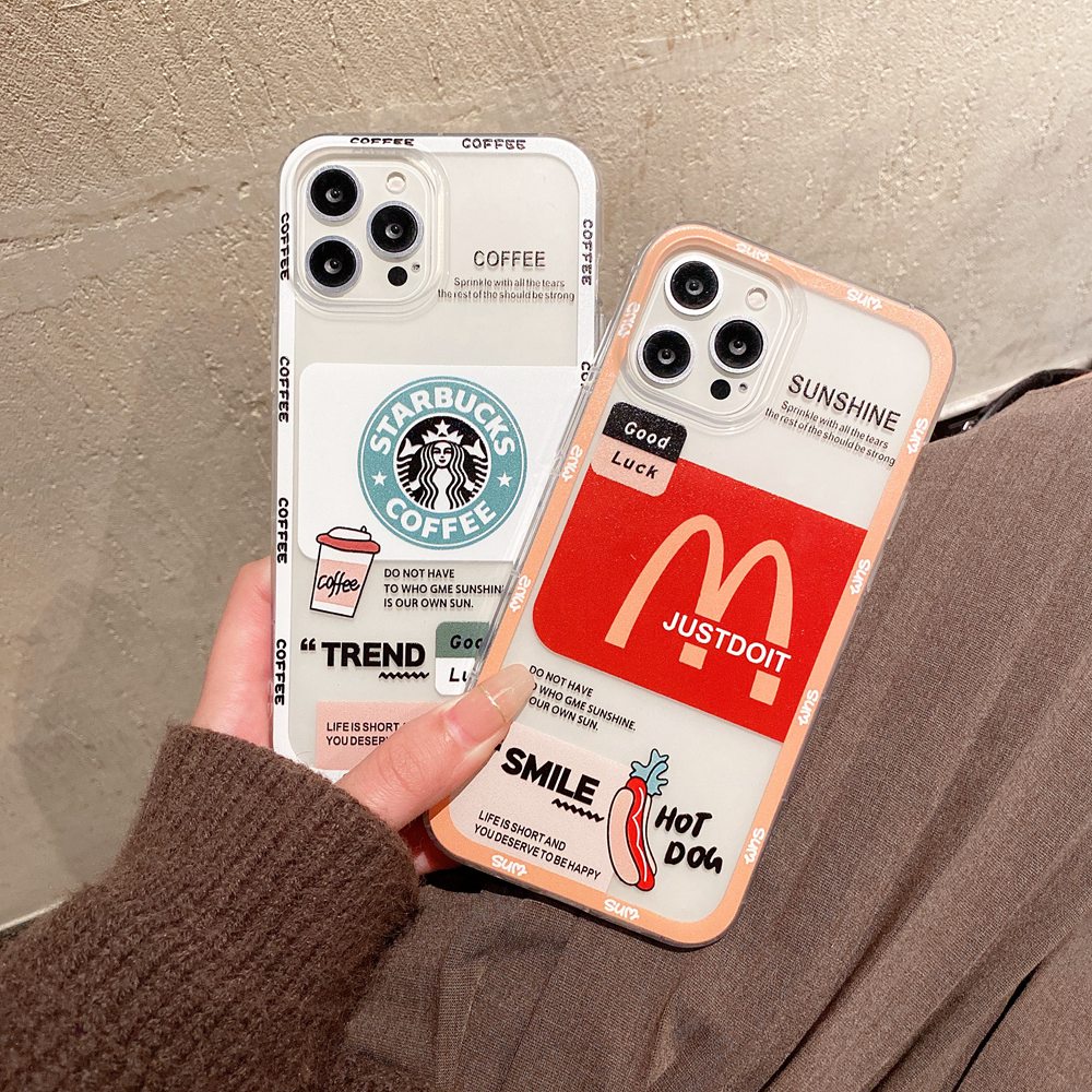 Ốp Điện Thoại TPU Mềm Họa Tiết Mc Cho iPhone 13 12 11 pro max X XS XR 7 / 8 Plus 6 6s