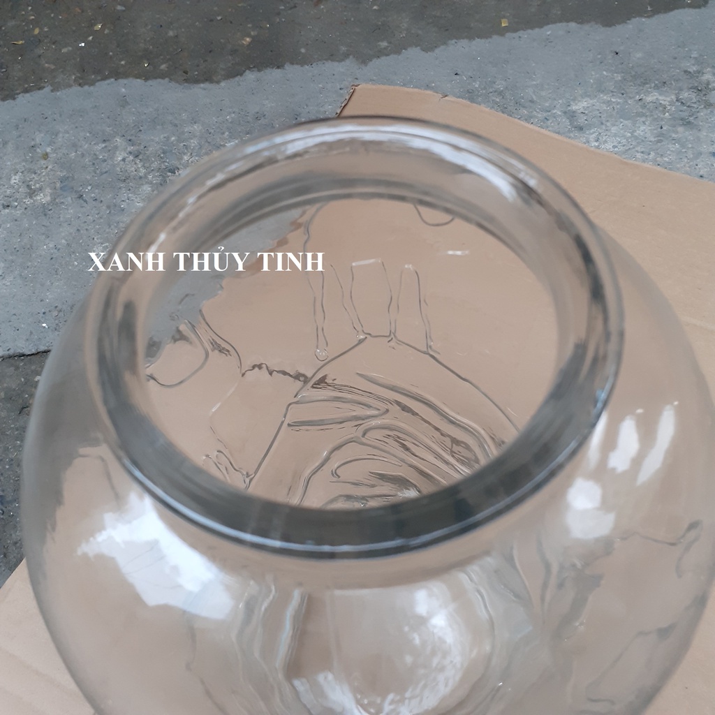 Bình thủy tinh họa tiết lạc đà - Dung tích 5 lít