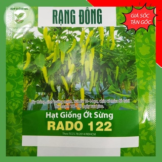 Hạt giống Ớt sừng dễ trồng , phát triển mạnh , sai trái