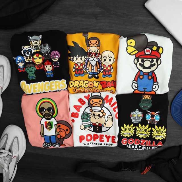 [Mã ICB0511 giảm 25% đơn 50K] Áo thun BAPE