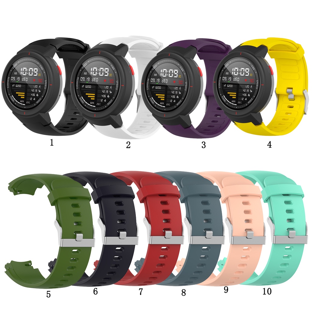 Dây Đeo Silicon Cho Đồng Hồ Thông Minh Huami Amazfit Verge Lite