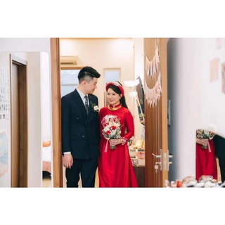 Áo dài cưới 2tà (tây thi)