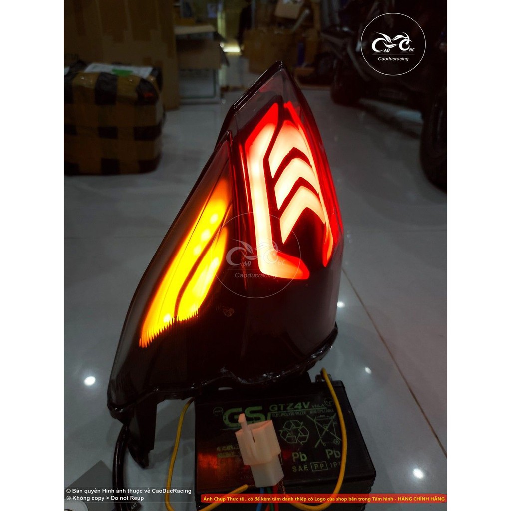 Đuôi Đèn Lái EX135 đèn hậu exciter 135 AUDI V8 R8 kiểu Appi lắp như zin xinhan chạy