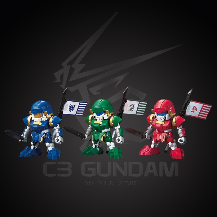 MÔ HÌNH GUNDAM BANDAI SD TAM QUỐC SANGOKU SOKETSUDEN BUG & BUDUIBING SET - LÍNH TAM QUỐC SDSS