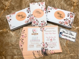 THIỆP CƯỚI HOA DÂY  (đã bao gồm công in nội dung hoàn chỉnh)