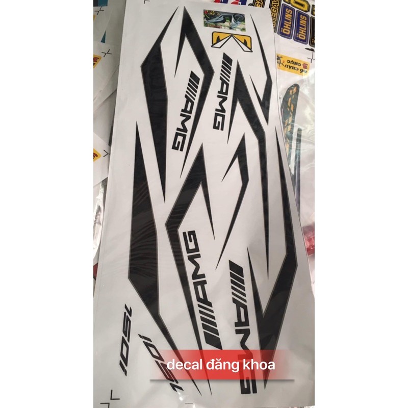 Tem xe SH AMG 2020 siêu mới tem 3 lớp xịn