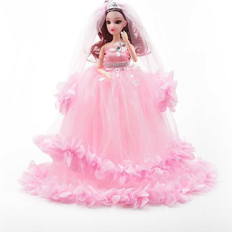 Búp bê Barbie cô dâu thế hệ mới-100% Nhựa nguyên sinh