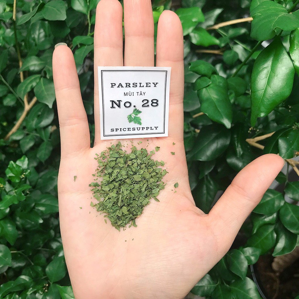 Parsley - Lá Mùi tây Ngò Tây sấy khô nhập khẩu món Âu 25g 100g | BigBuy360 - bigbuy360.vn