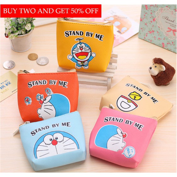 Cute Coin Purse Card Holder Doraemon Mini Wallet Coin Bag Women Bag