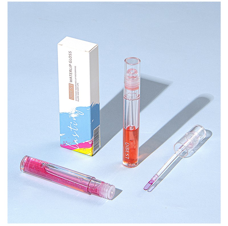 (Hàng Mới Về) Son Kem Bóng Dưỡng Ẩm Tự Nhiên Lâu Trôi Không Dính Cốc Không Phai Màu Qibest | BigBuy360 - bigbuy360.vn