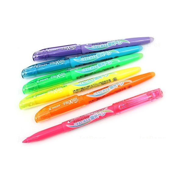 Bộ 18 màu bút dạ quang xóa được Pilot FriXion Erasable Highlighter - Full Set