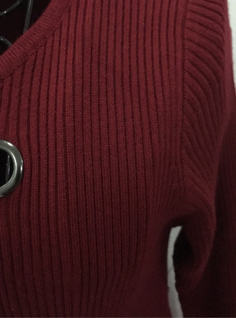 Đầm len cao cấp - đỏ