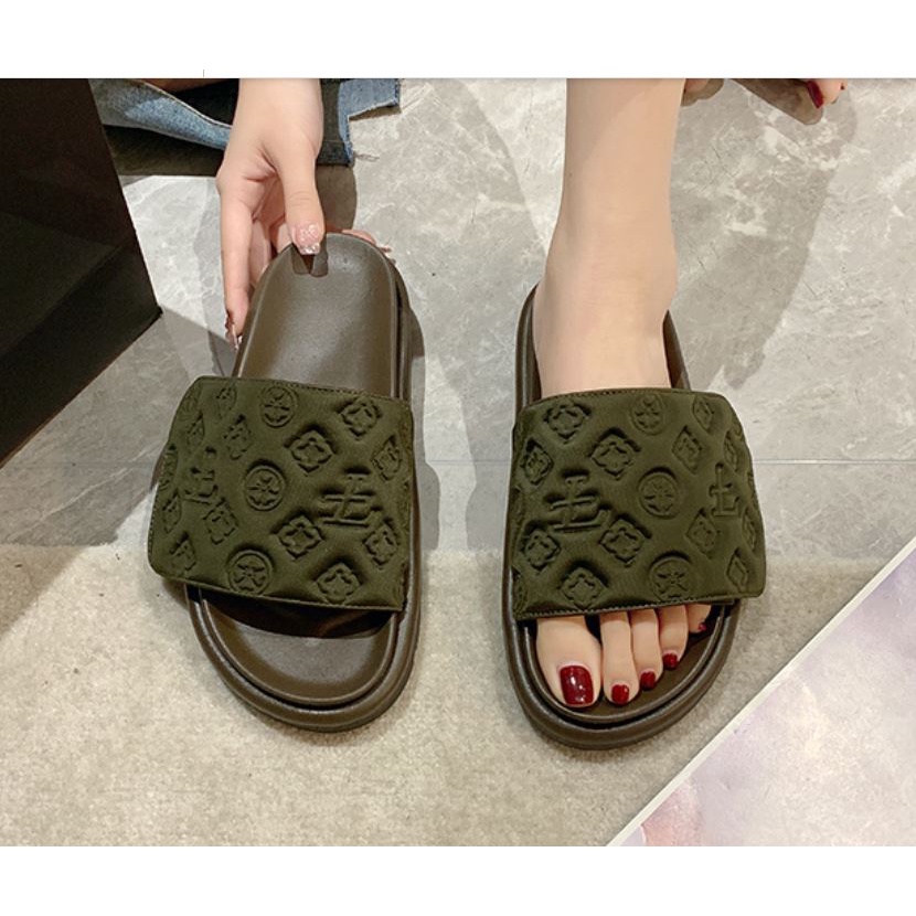 Dép nữ quai ngang thời trang sang chảnh đế cao 3cm - US783