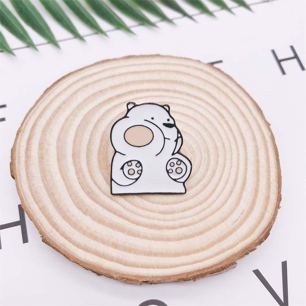 Huy Hiệu Cài Áo Hình We Bare Bears Dễ Thương