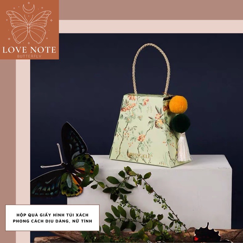 Hộp quà giấy hình túi xách đựng son, trang sức tặng sinh nhật, kỷ niệm, lễ tết, giáng sinh, Valentine | BigBuy360 - bigbuy360.vn