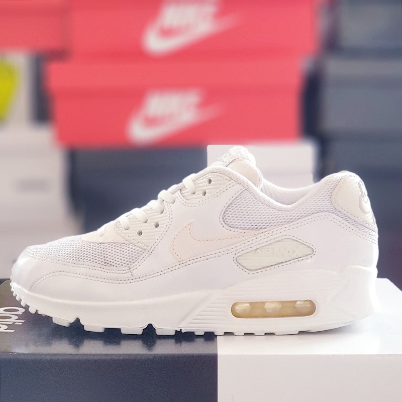 Giày Chính Hãng Nike Air Max 90 white, nhiều size, real 2hand