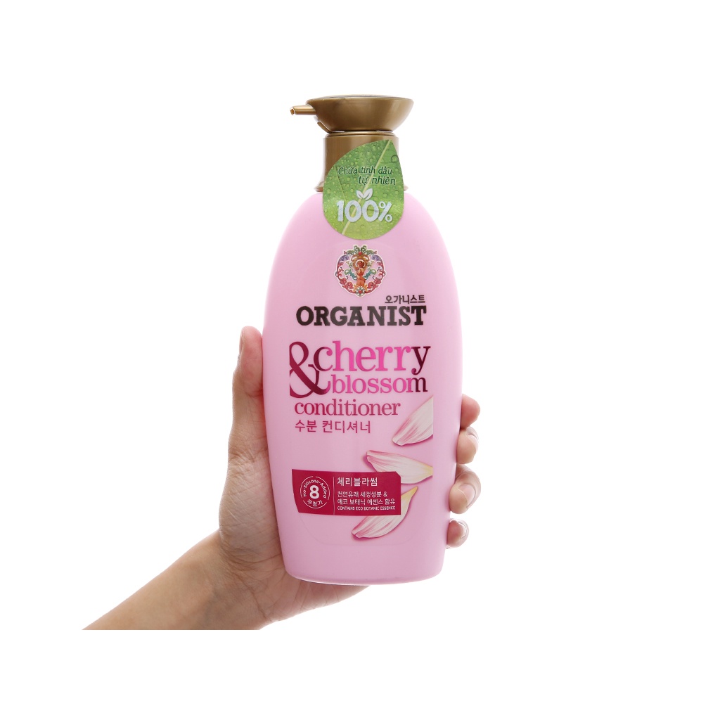Combo Dầu Gội Dầu Xả Organist Hương Hoa Anh Đào Dành Cho tóc Khô - 500ML X2