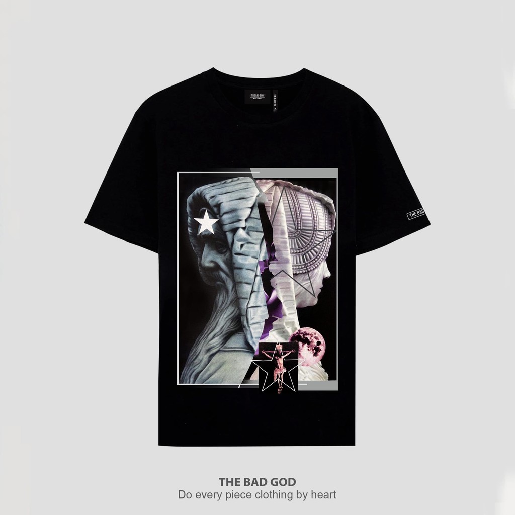 Áo thun in hình Two Faces Tee , áo phông T shirt nam nữ unisex , MSW Town | BigBuy360 - bigbuy360.vn