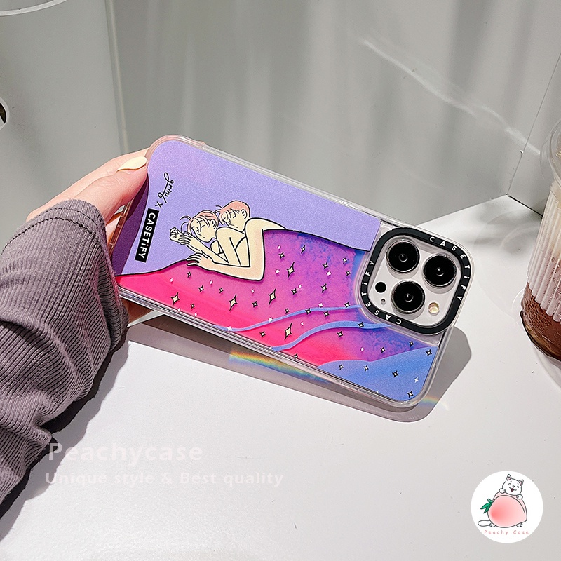 Ốp Điện Thoại Kính Dạ Quang in Hình Cô Gái Bơi Lội Cho iPhone 13 12 11 Pro Max Xr Xs Xsmax X 12pro