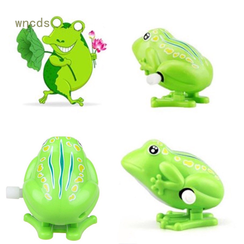 Đồ Chơi Hình Con Ếch Nhảy Sử Dụng Dây Cót Dễ Thương Cho Trẻ