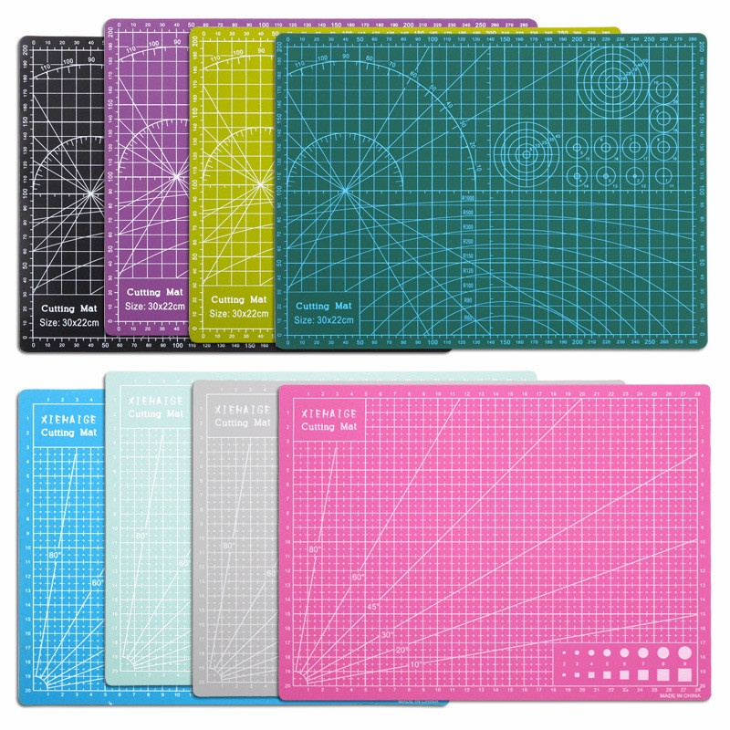 Bảng cắt kỹ thuật tự liền dẻo cutting mat khổ A4/A3 hai mặt