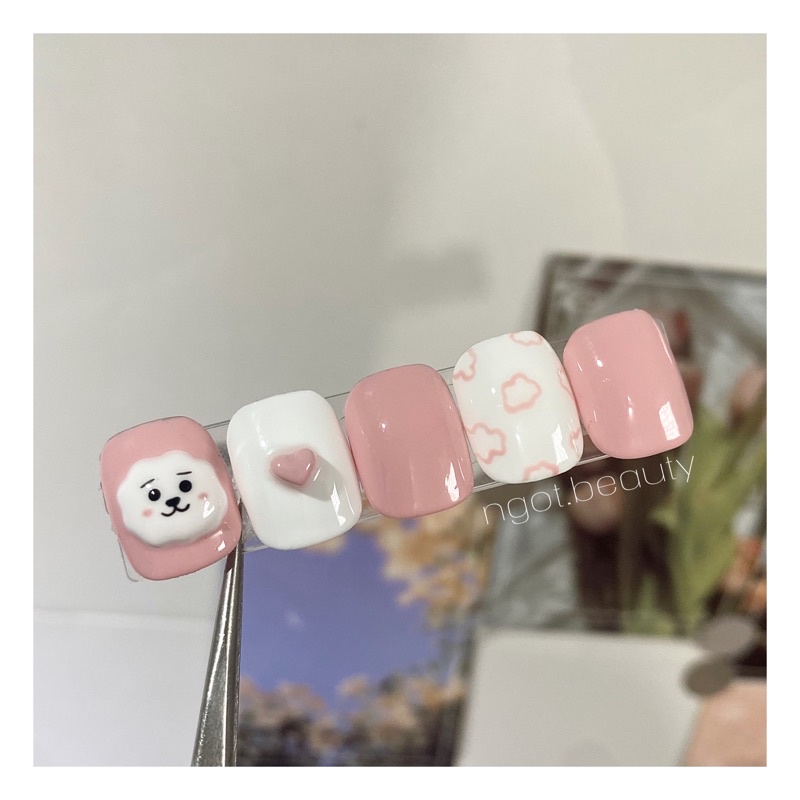 MÓNG GIẢ THEO SIZE RJ BT21