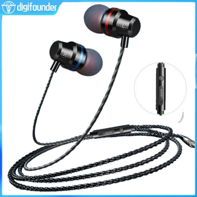 Tai nghe nhét tai vỏ kim loại giắc cắm 3.5mm chuyên dụng cho IP Huawei