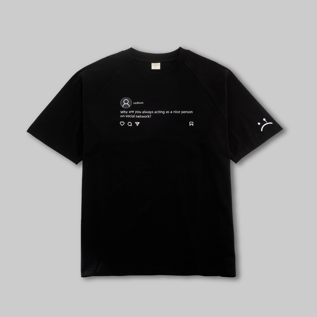 KHẨU TRANG TRƠN LOẠI MỀM MÀU ĐEN DÙNG CHO Áo thun tay lỡ form rộng nam nữ Sadboiz Sadtagram oversize